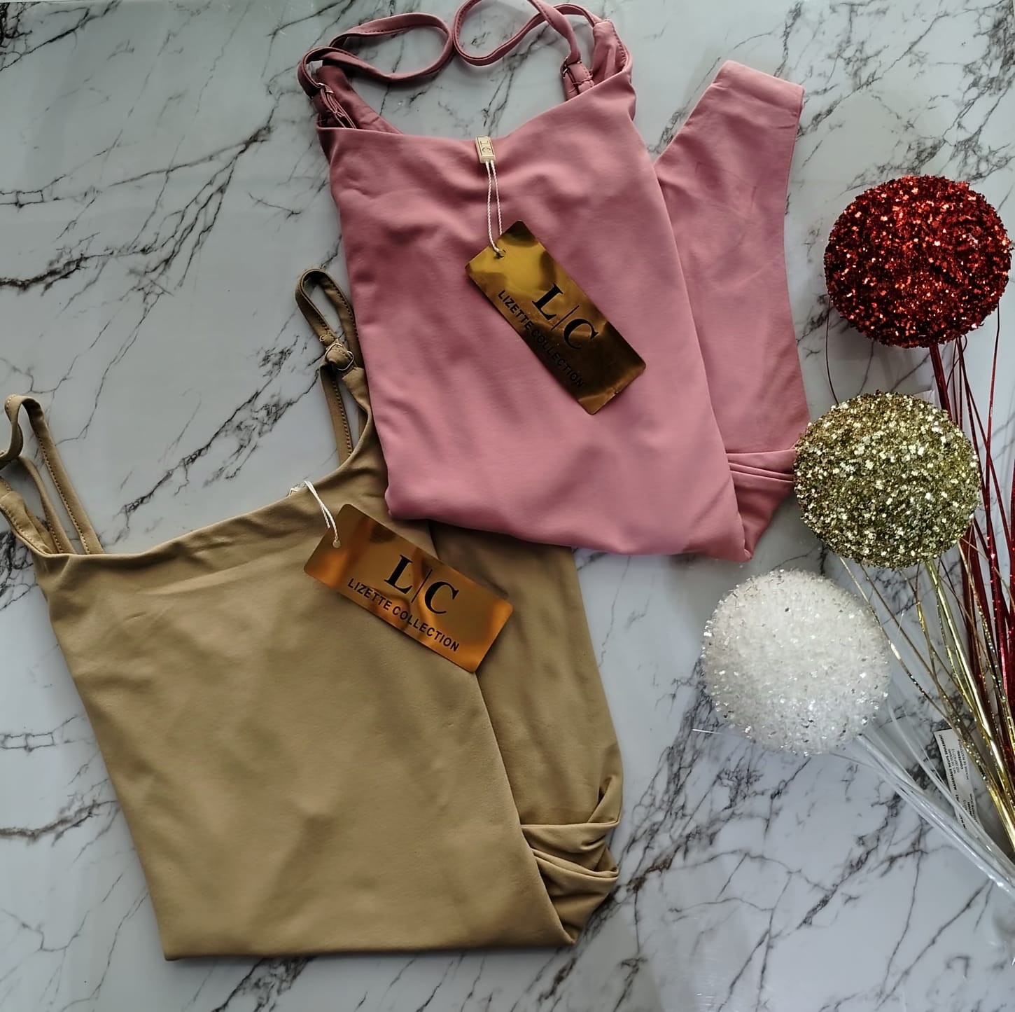 Body Beige y Rosa LC/COLLECTION. En tallas S,M,L